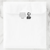 Edgar Allen Poe Zitat 8b Runder Aufkleber (Tasche)