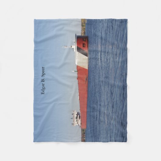 Edgar B. Speer Fleece Decke (Vorderseite)