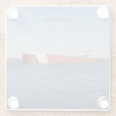 Edgar B. Speer Glas Untersetzer (Rückseite)