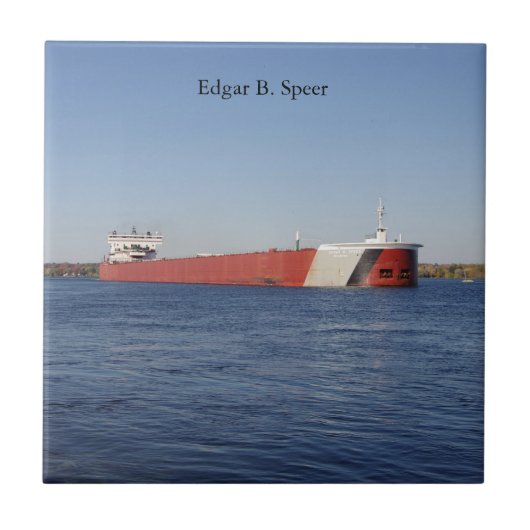 Edgar B. Speer tile Fliese (Vorderseite)
