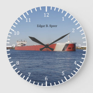 Edgar B. Taktfrequenz Große Wanduhr