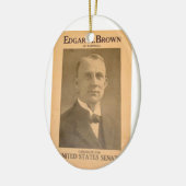 Edgar Brown Keramik Ornament (Links)