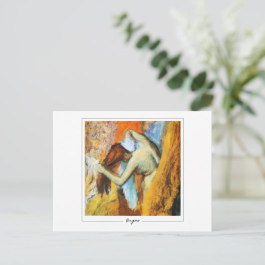 Edgar Degas #13-2 - Fine Art Postcard Postkarte (Stehend Vorderseite)