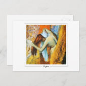 Edgar Degas #13-2 - Fine Art Postcard Postkarte (Vorne/Hinten)