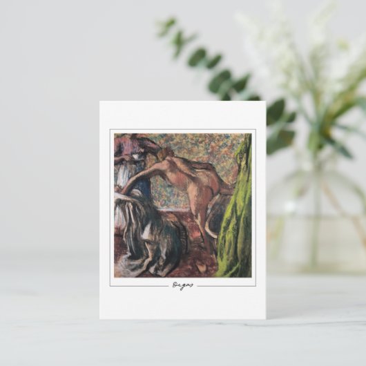 Edgar Degas #14-2 - Fine Art Postcard Postkarte (Stehend Vorderseite)