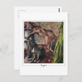 Edgar Degas #14-2 - Fine Art Postcard Postkarte (Vorne/Hinten)