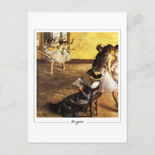 Edgar Degas #152-2 - Fine Art Postcard Postkarte (Vorderseite)