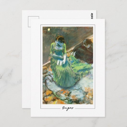 Edgar Degas #159-2 - Fine Art Postcard Postkarte (Vorne/Hinten)