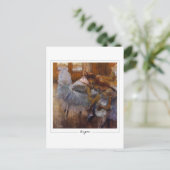 Edgar Degas #201-2 - Fine Art Postcard Postkarte (Stehend Vorderseite)