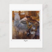 Edgar Degas #201-2 - Fine Art Postcard Postkarte (Vorderseite)