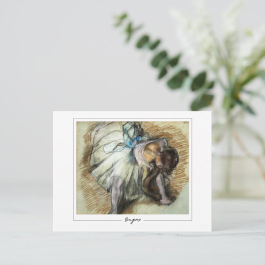 Edgar Degas #20-2 - Fine Art Postcard Postkarte (Stehend Vorderseite)