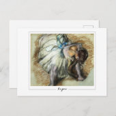 Edgar Degas #20-2 - Fine Art Postcard Postkarte (Vorne/Hinten)