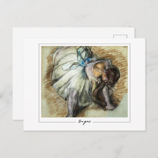 Edgar Degas #20-2 - Fine Art Postcard Postkarte (Vorne/Hinten)
