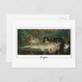 Edgar Degas #21-2 - Fine Art Postcard Postkarte (Vorne/Hinten)