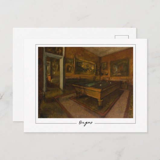 Edgar Degas #24-2 - Fine Art Postcard Postkarte (Vorne/Hinten)