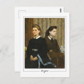 Edgar Degas #25-2 - Fine Art Postcard Postkarte (Vorne/Hinten)