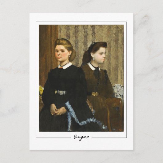 Edgar Degas #25-2 - Fine Art Postcard Postkarte (Vorderseite)