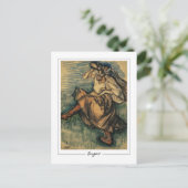 Edgar Degas #285-2 - Fine Art Postcard Postkarte (Stehend Vorderseite)