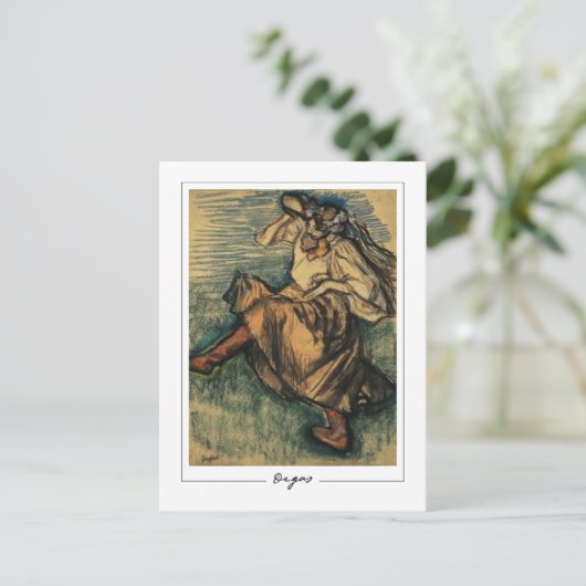 Edgar Degas #285-2 - Fine Art Postcard Postkarte (Stehend Vorderseite)