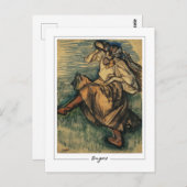 Edgar Degas #285-2 - Fine Art Postcard Postkarte (Vorne/Hinten)