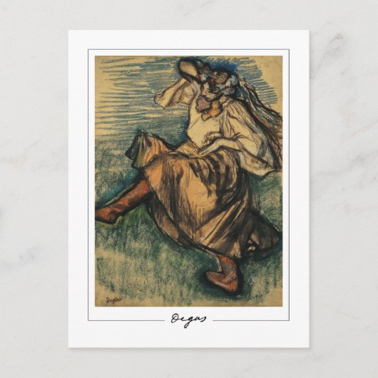 Edgar Degas #285-2 - Fine Art Postcard Postkarte (Vorderseite)