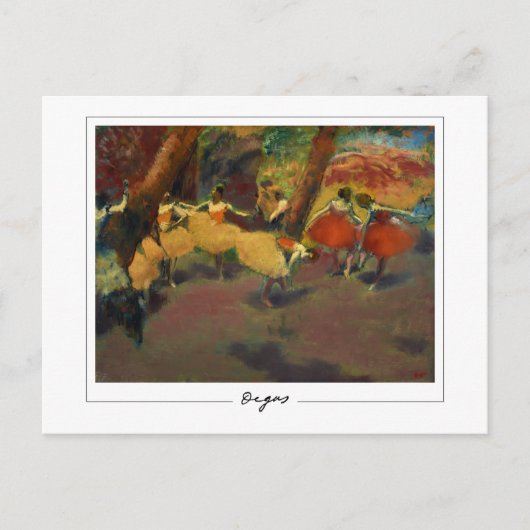 Edgar Degas #28-2 - Fine Art Postcard Postkarte (Vorderseite)