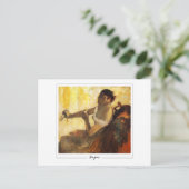 Edgar Degas #300-2 - Fine Art Postcard Postkarte (Stehend Vorderseite)