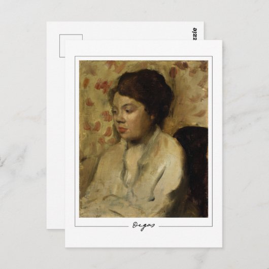 Edgar Degas #328-2 - Fine Art Postcard Postkarte (Vorne/Hinten)