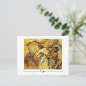 Edgar Degas #341-2 - Fine Art Postcard Postkarte (Stehend Vorderseite)