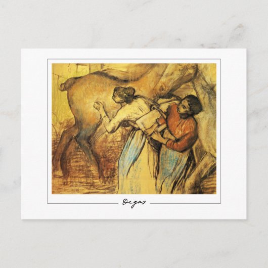 Edgar Degas #341-2 - Fine Art Postcard Postkarte (Vorderseite)