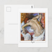 Edgar Degas #38 - Fine Art Postcard Postkarte (Vorne/Hinten)