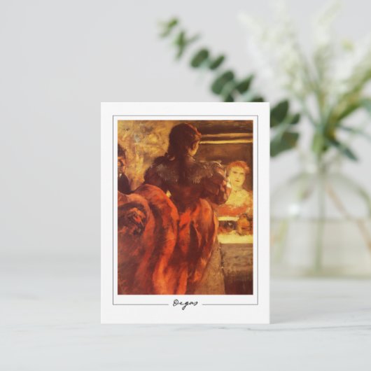 Edgar Degas #399-2 - Fine Art Postcard Postkarte (Stehend Vorderseite)