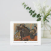 Edgar Degas #408-2 - Fine Art Postcard Postkarte (Stehend Vorderseite)
