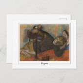 Edgar Degas #408-2 - Fine Art Postcard Postkarte (Vorne/Hinten)