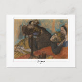 Edgar Degas #408-2 - Fine Art Postcard Postkarte (Vorderseite)