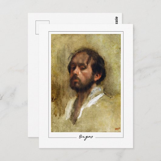 Edgar Degas #411-2 - Fine Art Postcard Postkarte (Vorne/Hinten)