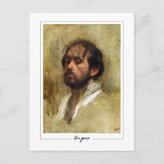 Edgar Degas #411-2 - Fine Art Postcard Postkarte (Vorderseite)