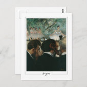 Edgar Degas #5-2 - Fine Art Postcard Postkarte (Vorne/Hinten)