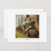 Edgar Degas #95-2 - Fine Art Postcard Postkarte (Vorne/Hinten)