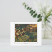 Edgar Degas #9 - Fine Art Postcard Postkarte (Stehend Vorderseite)