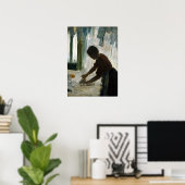 Edgar Degas A Woman Ironing Poster (Heimbüro)