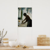 Edgar Degas A Woman Ironing Poster (Küche)