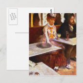 Edgar Degas - Absinthe Drinkers Postkarte (Vorne/Hinten)