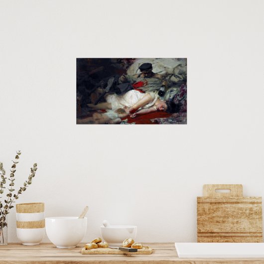 Edgar Degas Absinthe Poster (Küche)