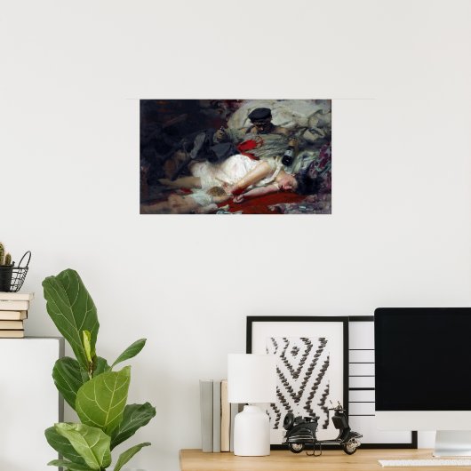 Edgar Degas Absinthe Poster (Heimbüro)