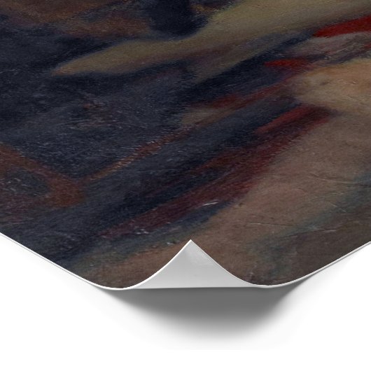 Edgar Degas Absinthe Poster (Ecke)