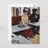 Edgar Degas - Absinthe Postkarte (Vorne/Hinten)