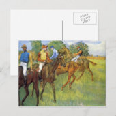 Edgar Degas - Abwägen Postkarte (Vorne/Hinten)