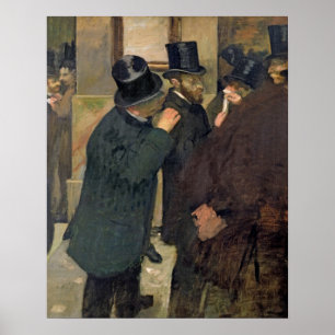 Edgar Degas   an der Börse, c.1878-79 Poster