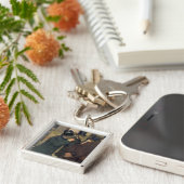 Edgar Degas | an der Börse, c.1878-79 Schlüsselanhänger (Seite)